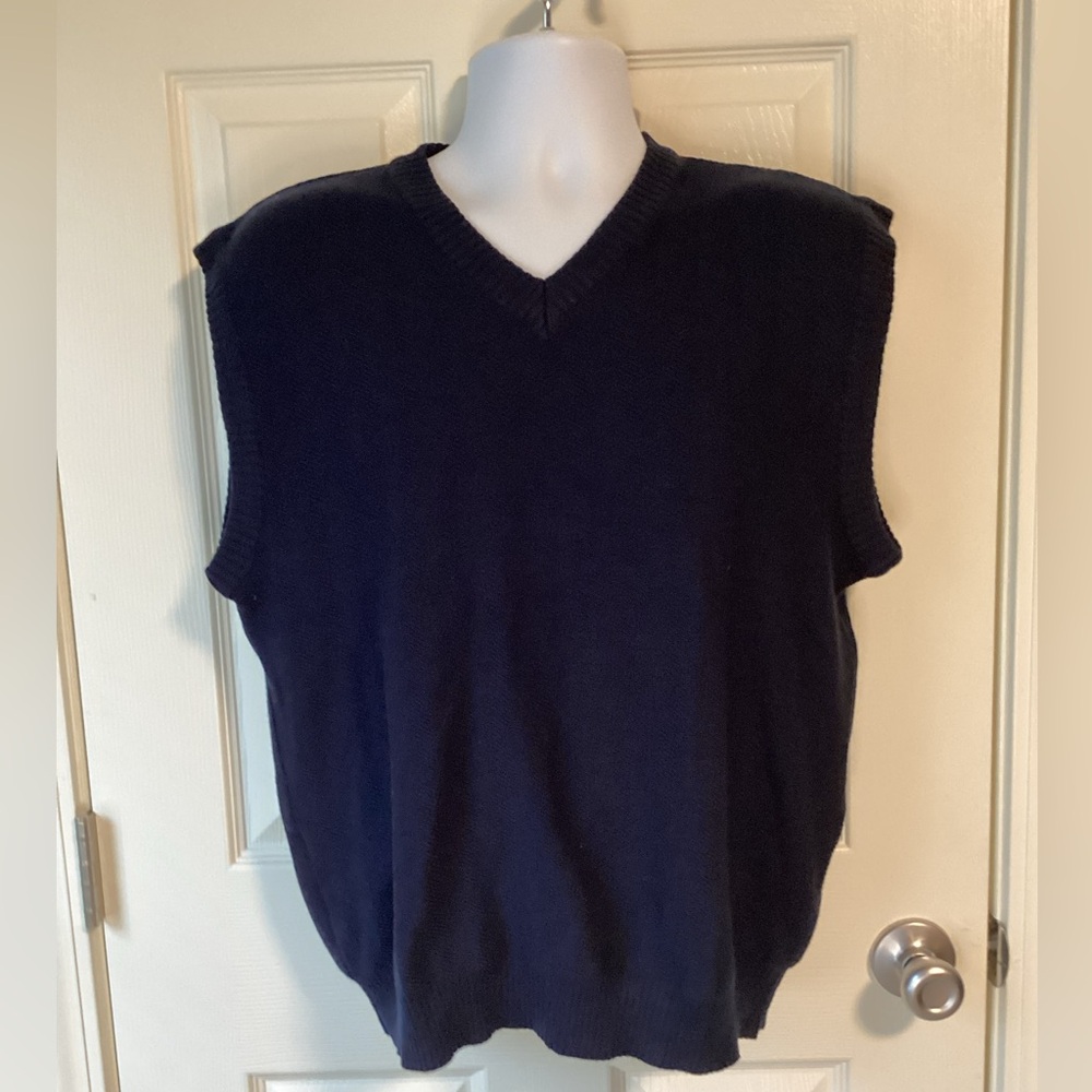 Navy blue Munsingwear golf sweater vest-size xl